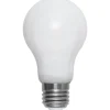 LED-lamppu Star Trading Opaque Filament 375-41-3 Ø60x108mm, E27, opaali, 9W, 3000K, 806lm, himmennettävä
