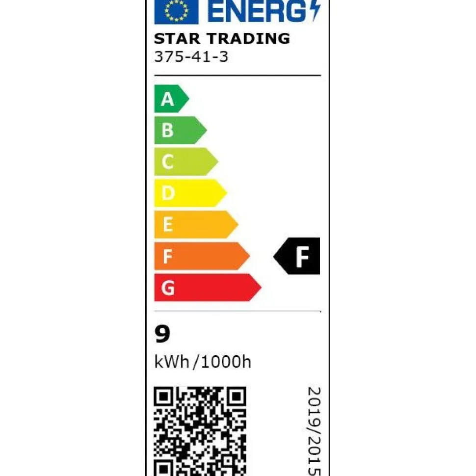 LED-lamppu Star Trading Opaque Filament 375-41-3 Ø60x108mm, E27, opaali, 9W, 3000K, 806lm, himmennettävä