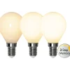 LED-lamppu Star Trading Opaque Filament RA90 3-step 375-81-1, Ø45x78mm, E14, P45, 4W, 2700K