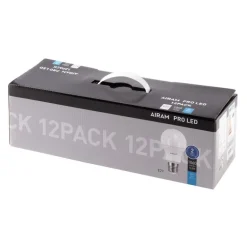 LED-lamppu Airam Pro A60 OP 12BX 840, E27, 4000K, 820lm, 12kpl
