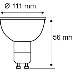 LED-Lamppu Paulmann AR111 G53 8W 2700K