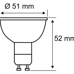 LED-lamppu Paulmann Reflector Maxiflood, GU10, 250lm, 3.5W, 2700K, himmennettävä, pehmeä opaali