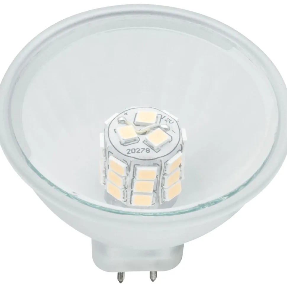 LED-lamppu Paulmann Reflector Maxiflood, 12V, GU5.3, 200lm, 3W, 2700K, pehmeä opaali