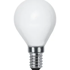 LED-lamppu Star Trading Opaque Filament 375-14-1 Ø45x78mm, E14, opaali, 5W, 2700K, 450lm, himmennettävä
