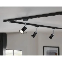 LED-Lamppu URail-kiskovalaisimeen Paulmann GU10 7W 2700K mattamusta
