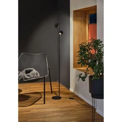 LED-lattiavalaisin Paulmann Puric Pane, Smart Home Zigbee 3.0, 2700K, musta
