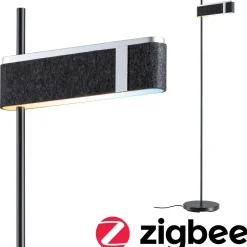 LED-lattiavalaisin Paulmann Jagun Zigbee 3.0 1250lm 19.5W himmennettävä antrasiitti