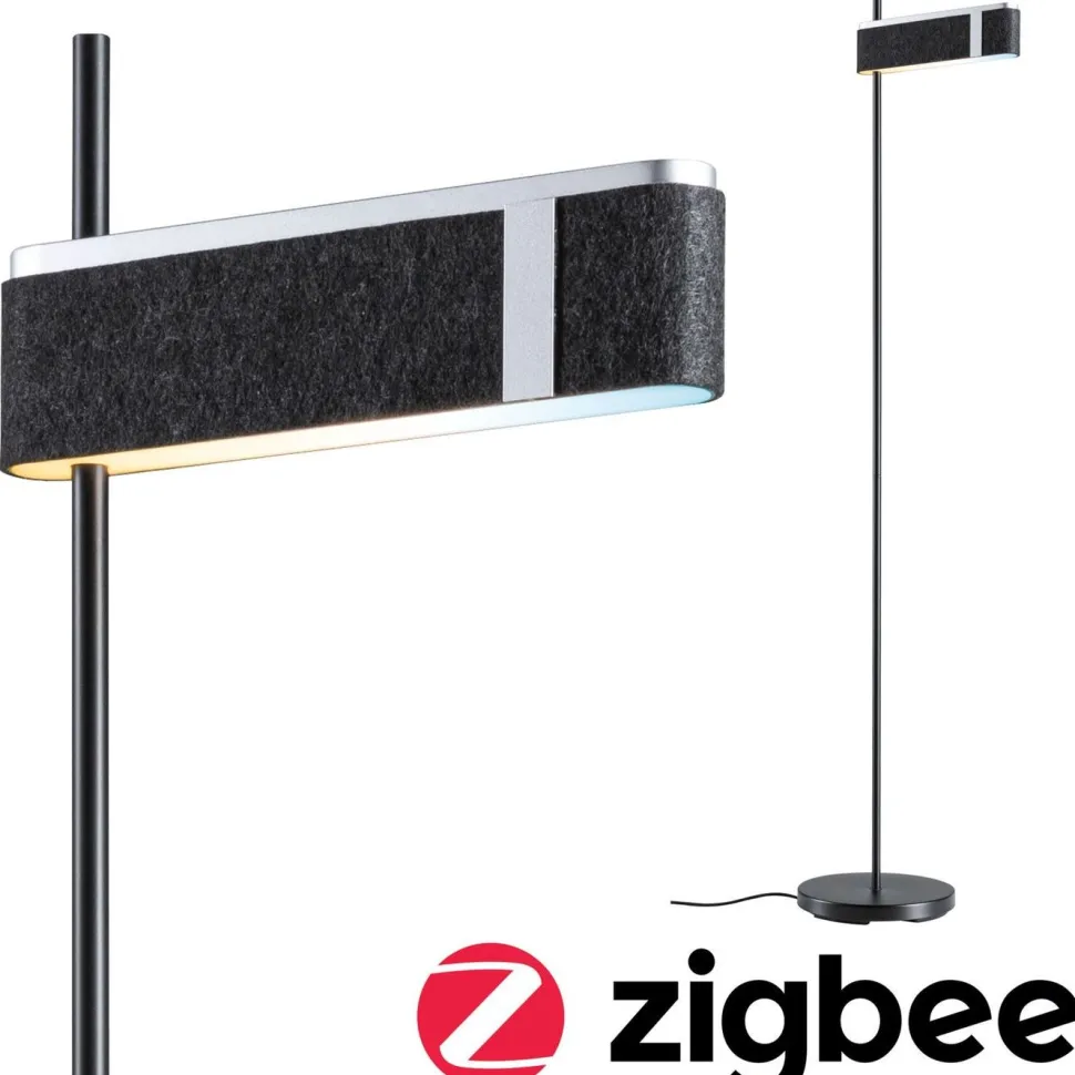 LED-lattiavalaisin Paulmann Jagun Zigbee 3.0 1250lm 19.5W himmennettävä antrasiitti