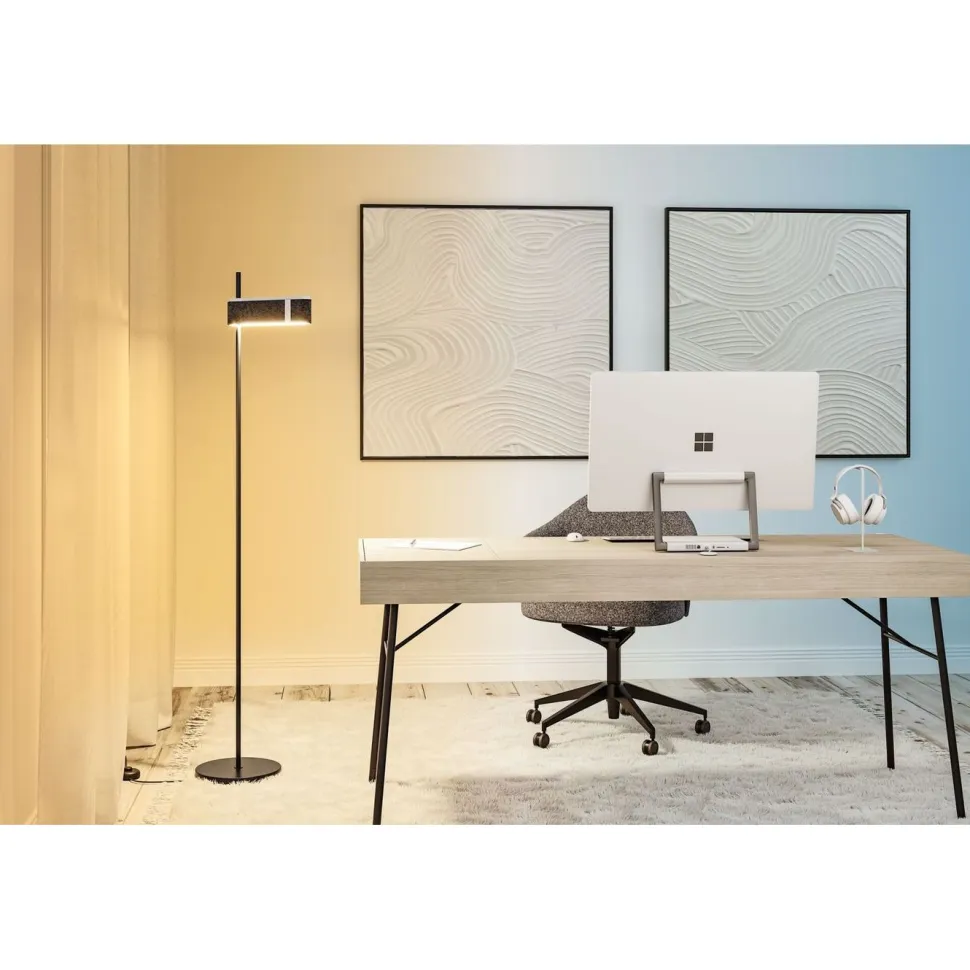 LED-lattiavalaisin Paulmann Jagun Zigbee 3.0 1250lm 19.5W himmennettävä antrasiitti