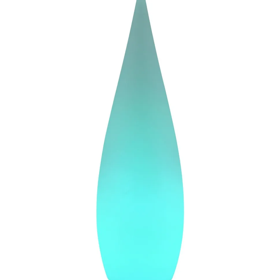 LED-lattiavalaisin Trio Palmas 120 cm valkoinen RGBW