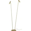 LED-lattiavalaisin Aneta Lighting Artic 2-osainen 3000K messinki