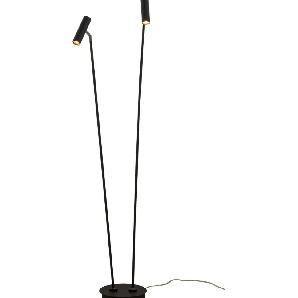 LED-lattiavalaisin Aneta Lighting Artic 2-osainen 3000K musta