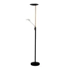 LED-lattiavalaisin Aneta Lighting Cadiz Up-Light musta