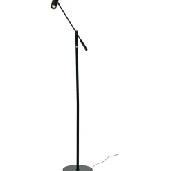 LED-lattiavalaisin Aneta Lighting Concord, himmennin, musta