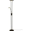 LED-lattiavalaisin Aneta Lighting Nice uplight 3000K musta