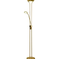 LED-lattiavalaisin Aneta Lighting Nice 460x260x1790 mm lukuvalolla antiikkimessinki