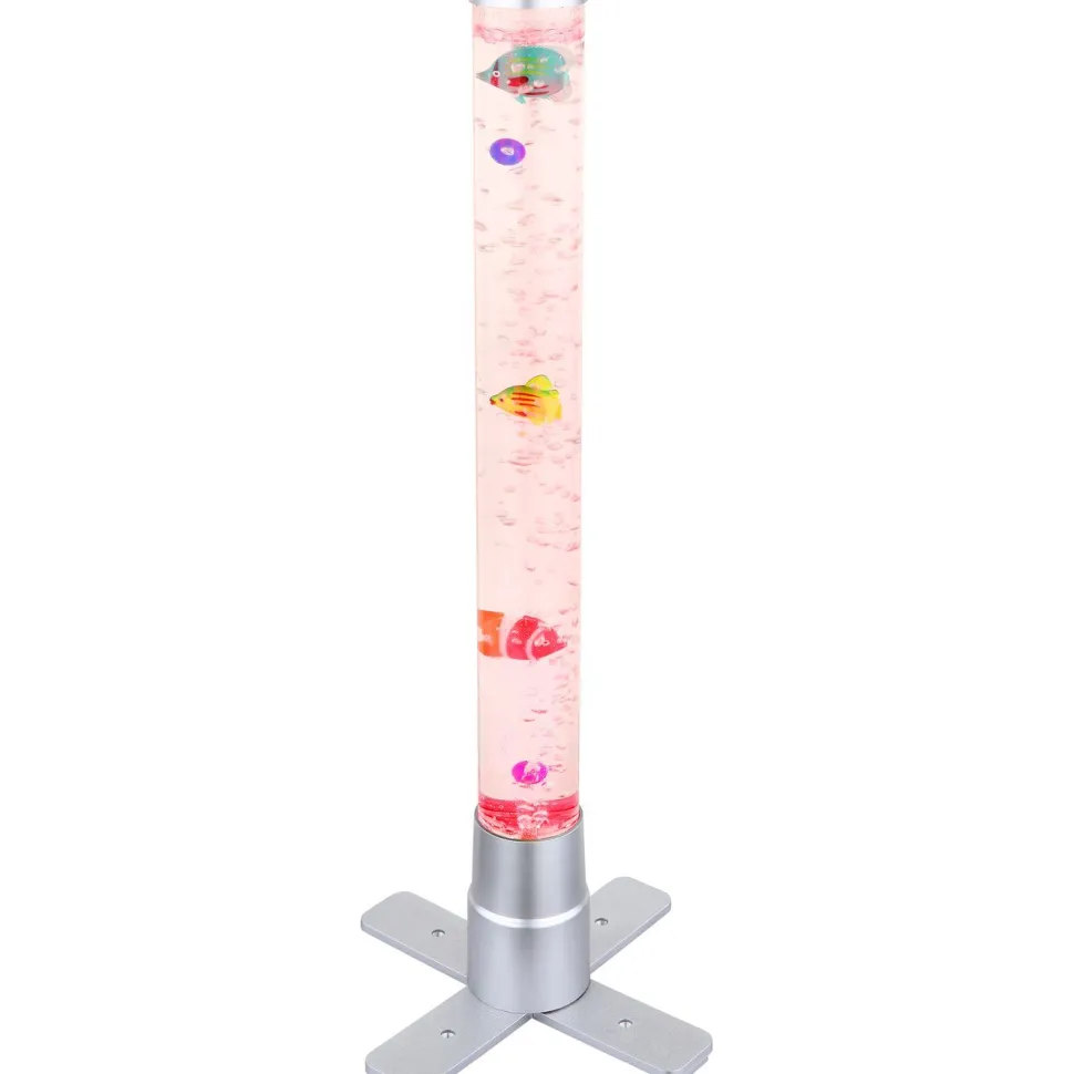LED-lattiavalaisin Globo Mendoza 61cm, hopea/kirkas