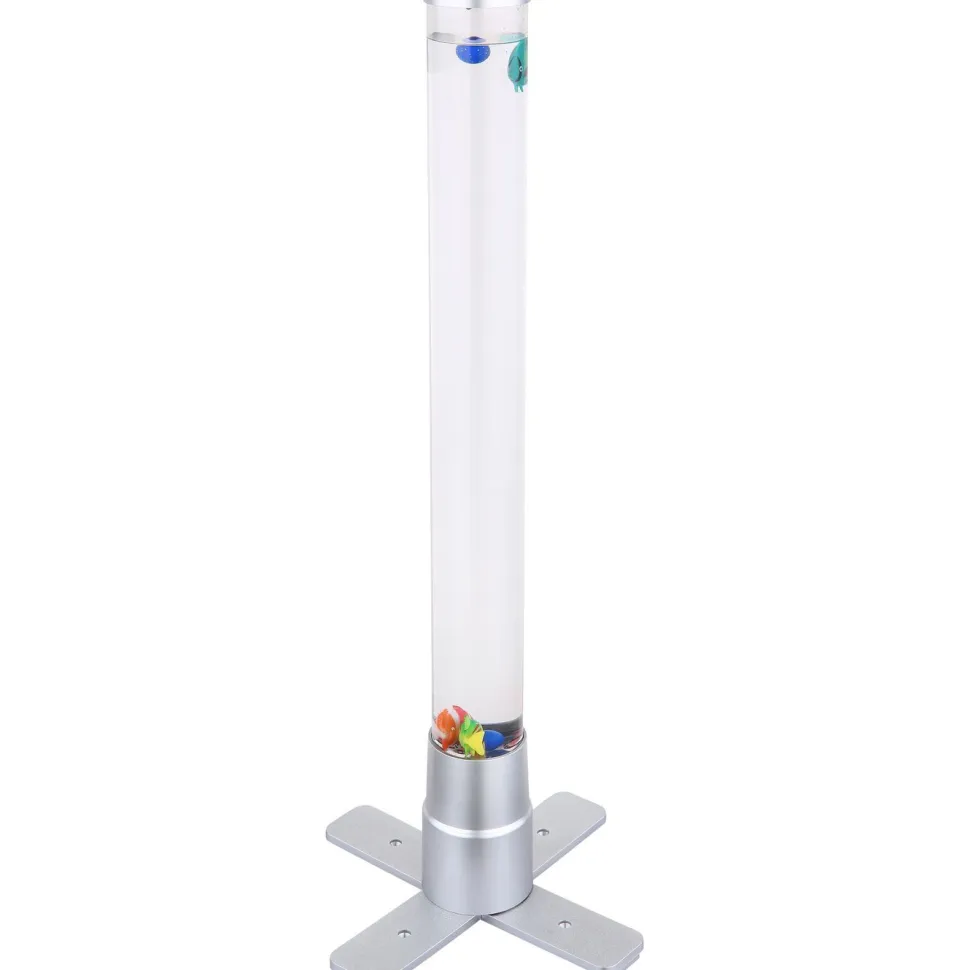 LED-lattiavalaisin Globo Mendoza 61cm, hopea/kirkas