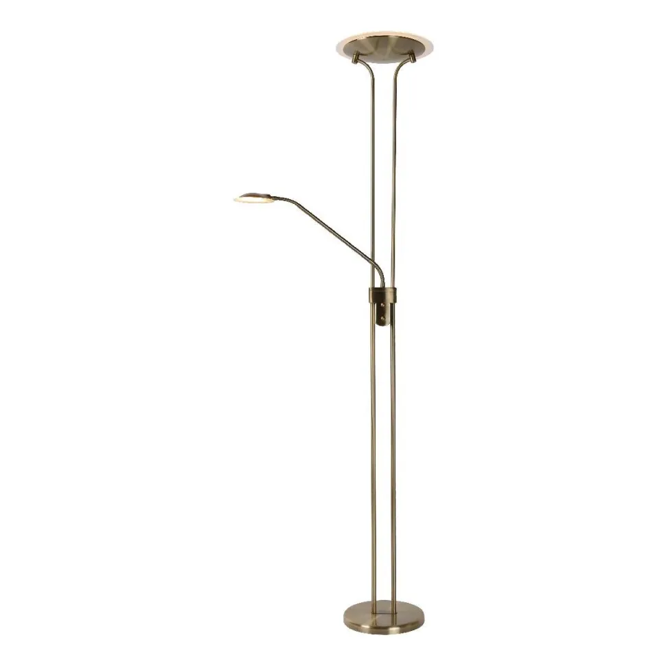 LED-lattiavalaisin Lucide Champion Ø25,4x180cm 20W himmennettävä pronssi