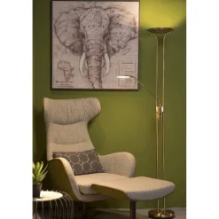 LED-lattiavalaisin Lucide Champion Ø25,4x180cm 20W himmennettävä pronssi