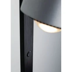 LED-lattiavalaisin Paulmann Aldan, 2700K, musta/harjattu alumiini