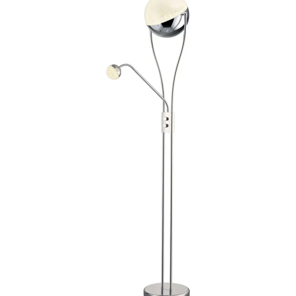 LED-lattiavalaisin Trio Chris 300x1800 mm kromi uplighter