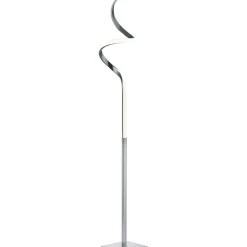 LED-lattiavalaisin Trio Course 1450x205x205 mm harjattu teräs