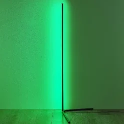LED-lattiavalaisin Trio Level, musta, RGB