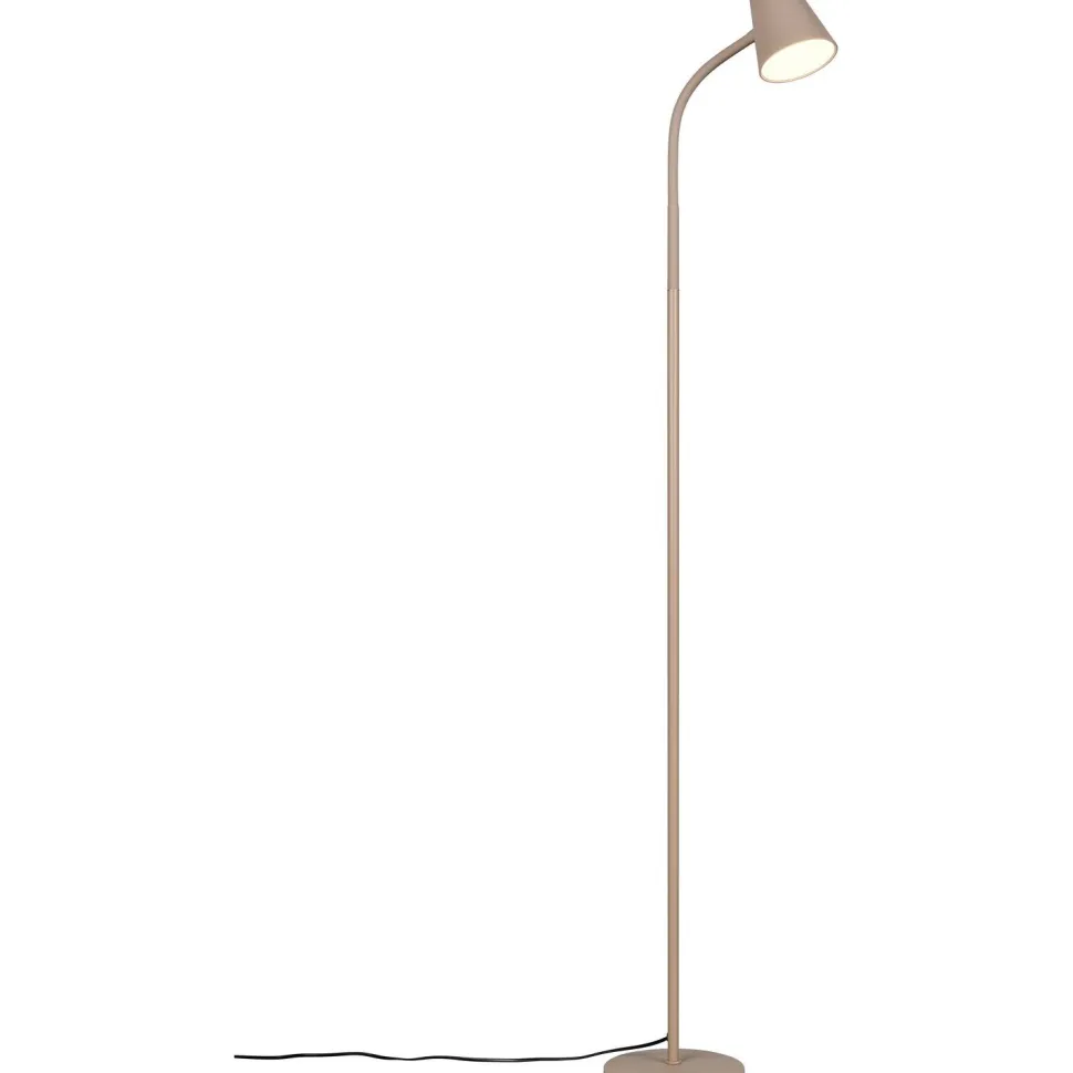 LED-lattiavalaisin Trio Pongo, lämmin beige