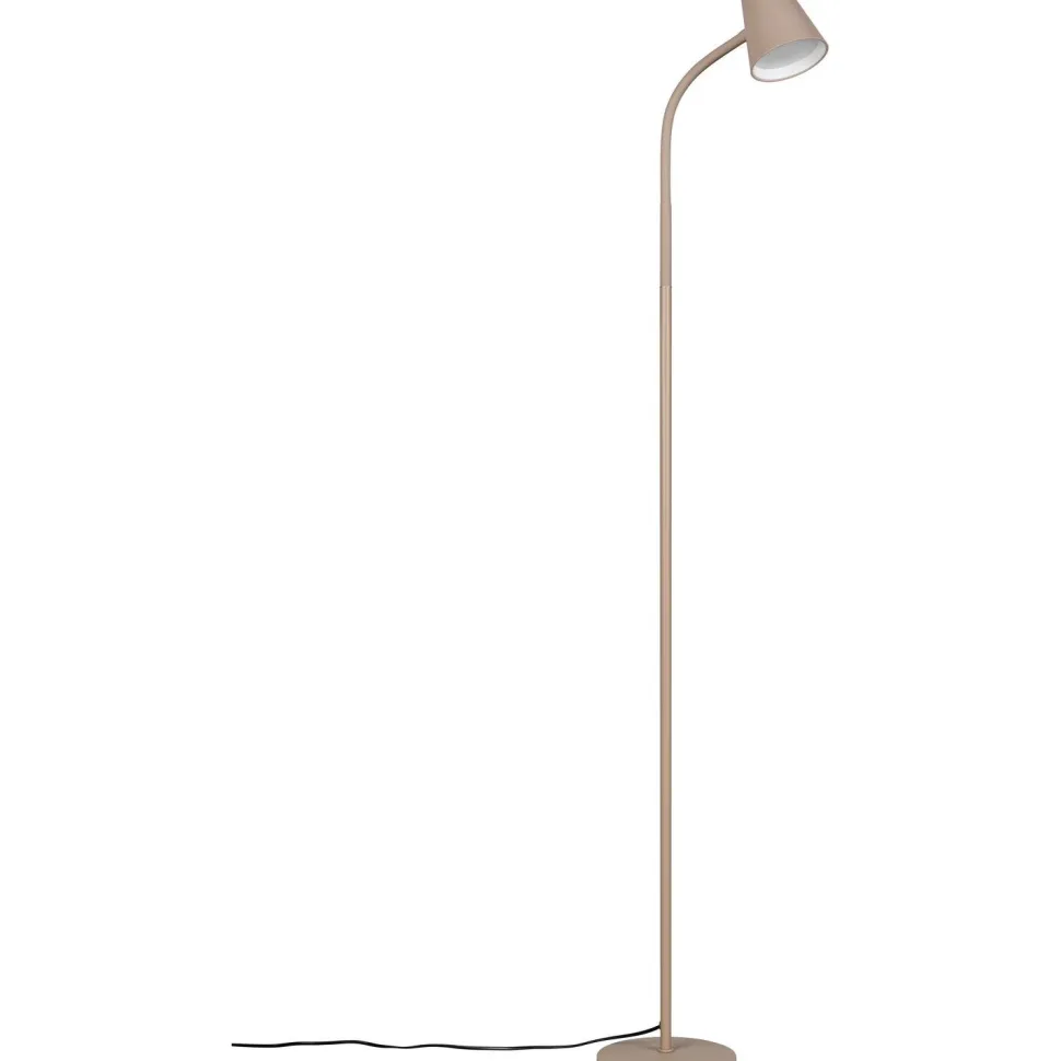 LED-lattiavalaisin Trio Pongo, lämmin beige