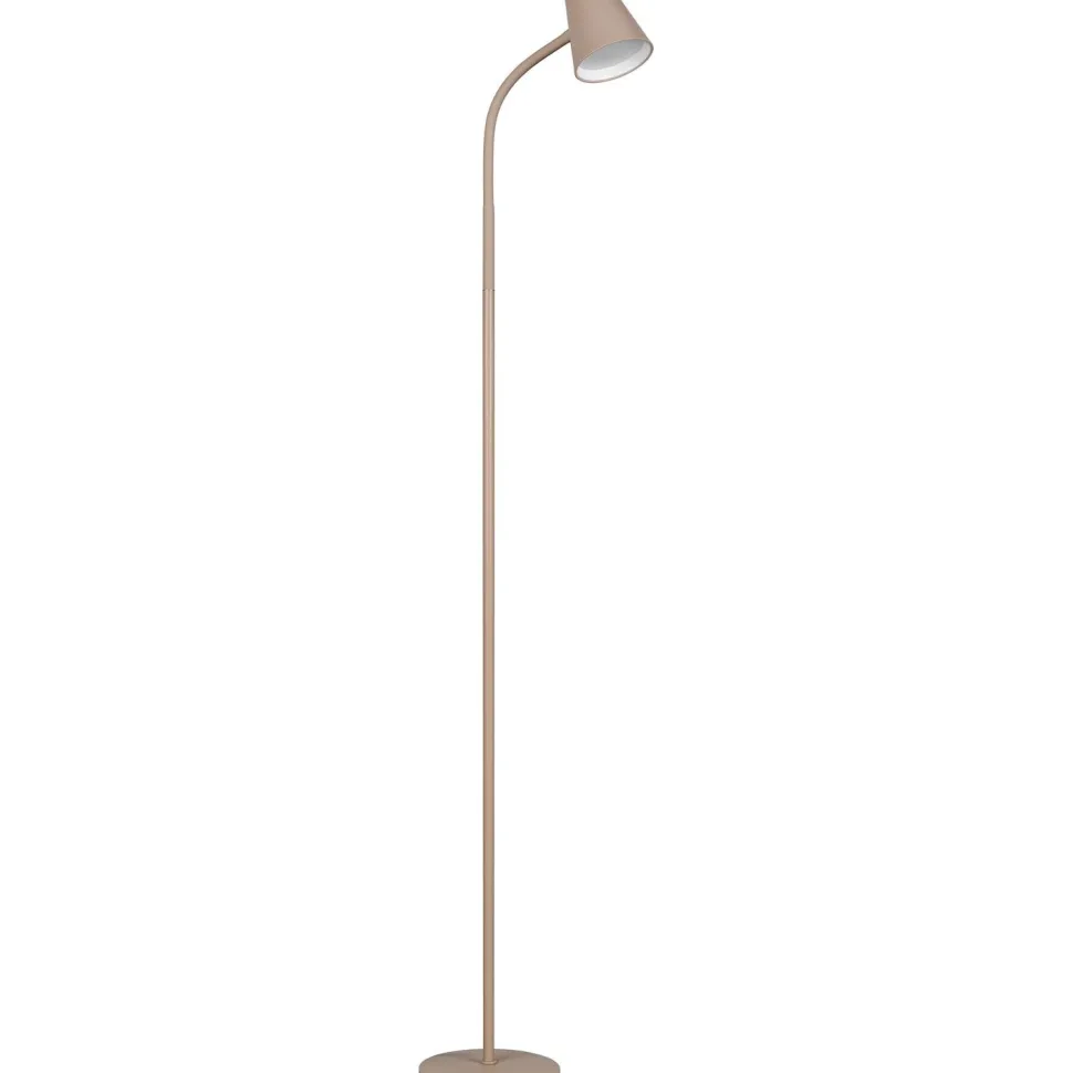 LED-lattiavalaisin Trio Pongo, lämmin beige