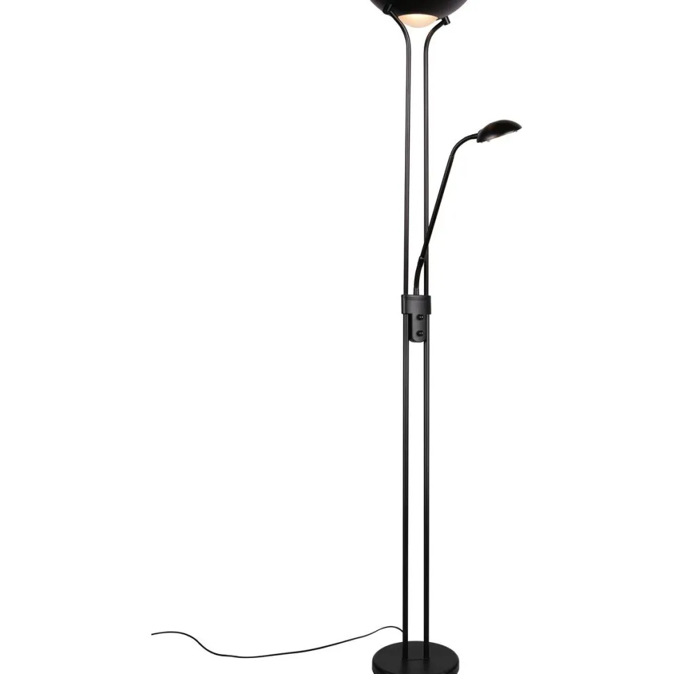 LED-lattiavalaisin Trio Spock musta