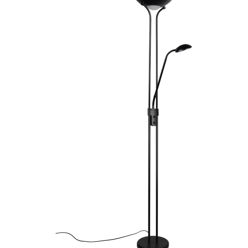 LED-lattiavalaisin Trio Spock musta