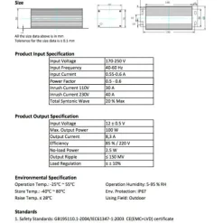 LED-liitäntälaite FTLIGHT 44W IP20 1050mA Triac-himmennettävä