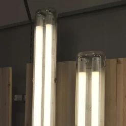 LED-loisteputkivalaisin LED Energie 2x22 W IP65 2xLED-putkella 1566x110x63 mm