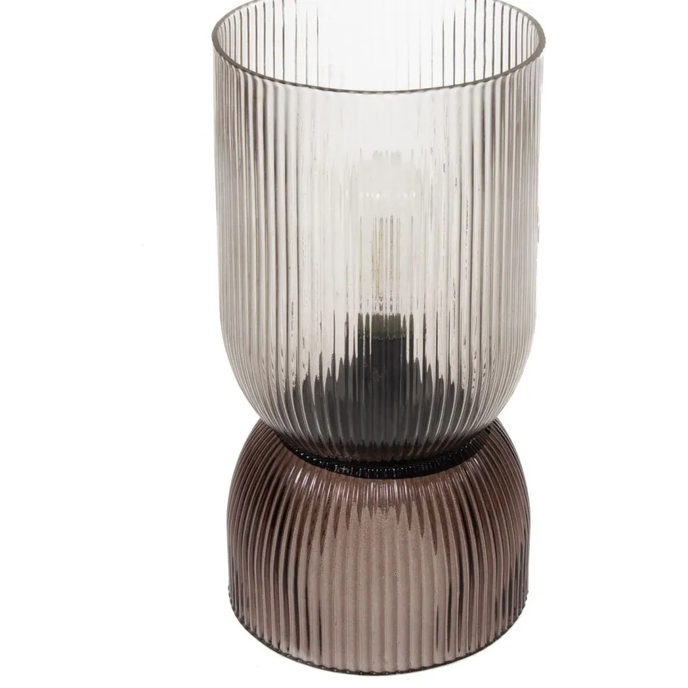 LED-lyhty AmandaB Collection 26 cm ruskea
