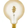 LED-Älylamppu Eglo connect.z filamentti E27 G125 400lm 4.9W meripihka