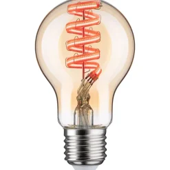 LED-älylamppu Paulmann Smart Home Zigbee 3.0 Pear, E27, 470lm, 6.3W, RGBW+, filamentti, himmennettävä, kulta