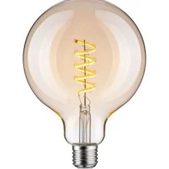 LED-älylamppu Paulmann Smart Home Zigbee 3.0 Globe, G125, E27, 600lm, 7,5W, filamentti, säädettävä värilämpötila, himmennettävä, kulta