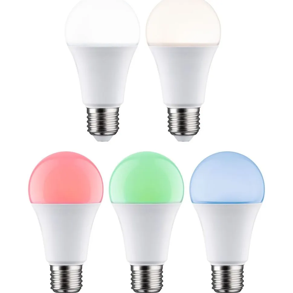 LED-älylamppu Paulmann Smart Home Zigbee 3.0 Pear, E27, 1055lm, 11W, RGBW+, himmennettävä, matta