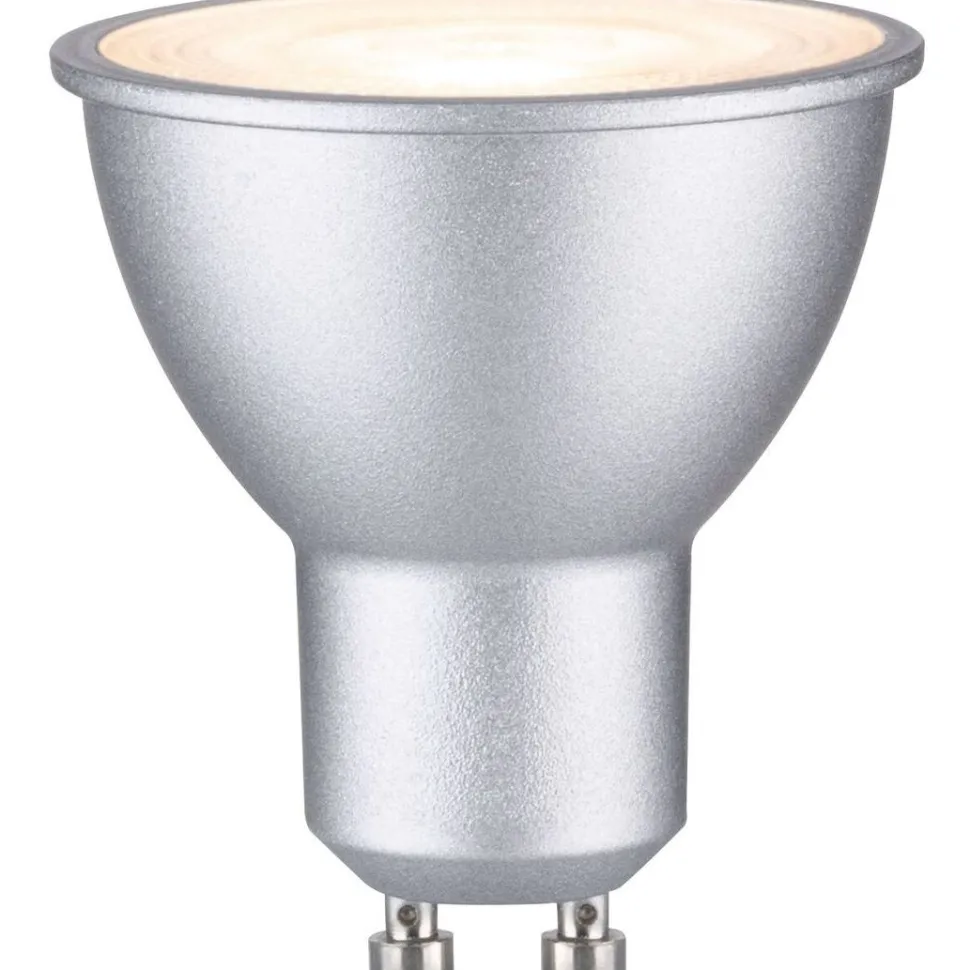 LED-älylamppu Paulmann Smart Home Zigbee 3.0 Reflector, GU10, 350lm, 4.8W, RGBW+, himmennettävä, mattakromi