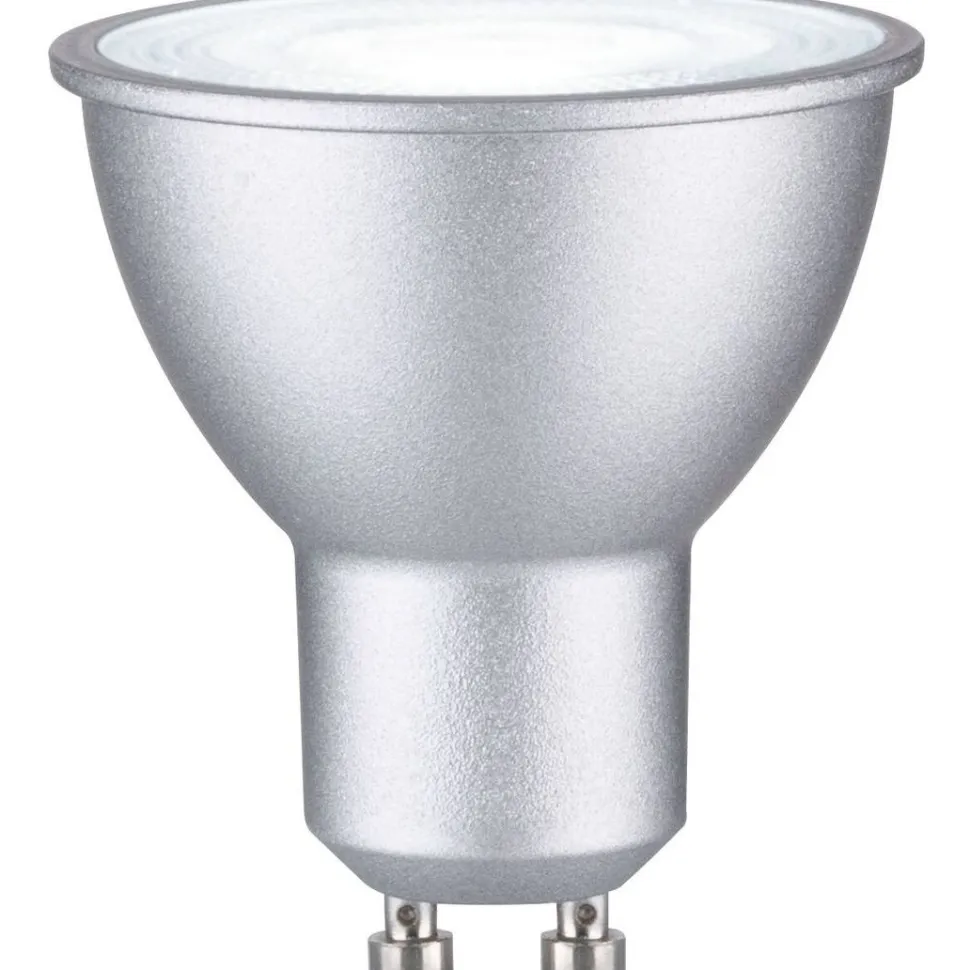 LED-älylamppu Paulmann Smart Home Zigbee 3.0 Reflector, GU10, 350lm, 4.8W, RGBW+, himmennettävä, mattakromi