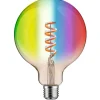 LED-älylamppu Paulmann Smart Home Zigbee 3.0 Globe, G125, E27, 470lm, 6.3W, RGBW+, filamentti, himmennettävä, kulta