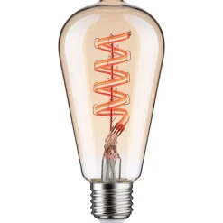 LED-älylamppu Paulmann Smart Home Zigbee 3.0, ST64, E27, 470lm, 6.3W, RGBW+, filamentti, himmennettävä, kulta
