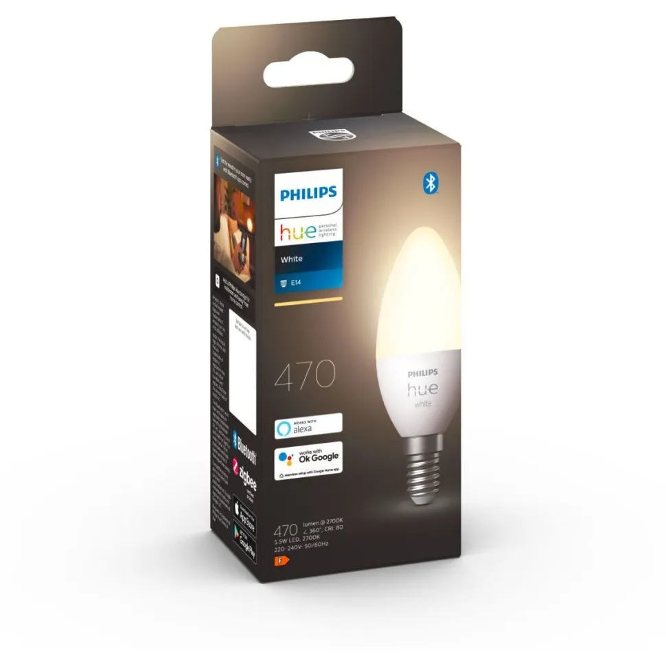 LED-älylamppu Philips Hue W 5,5W B39 E14