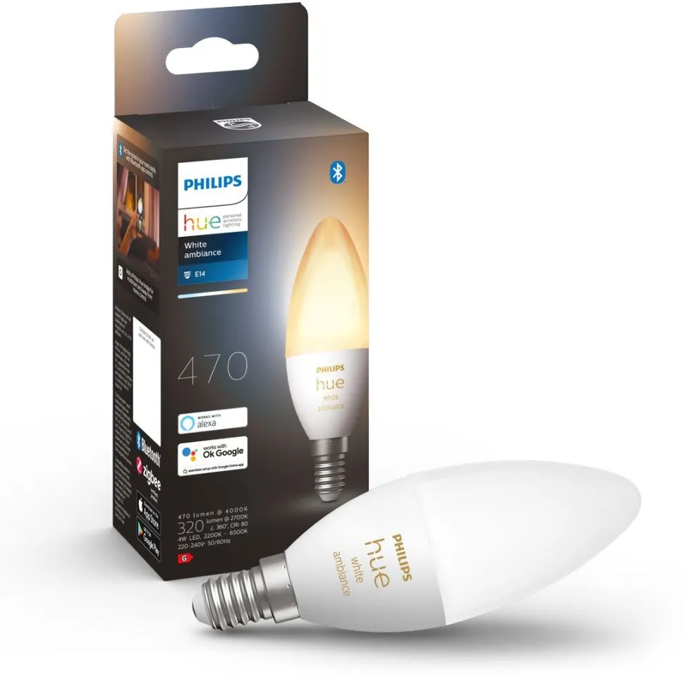 LED-älylamppu Philips Hue WA 5,2W B39 E14