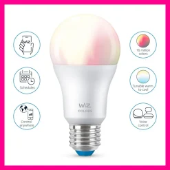 LED-älylamppu WiZ A60 Color Wi-Fi 8W E27