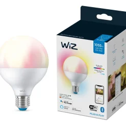 LED-älylamppu WiZ G95 Color Wi-Fi 11W E27 pallo