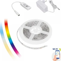 LED-älynauha Spectrum 24V RGBW+CCT+DIMM 17W Wi-Fi 3000-6000K, 5m