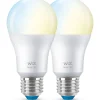 LED-älypolttimo WiZ Wi-Fi 2700-6500K 8W E27 2kpl